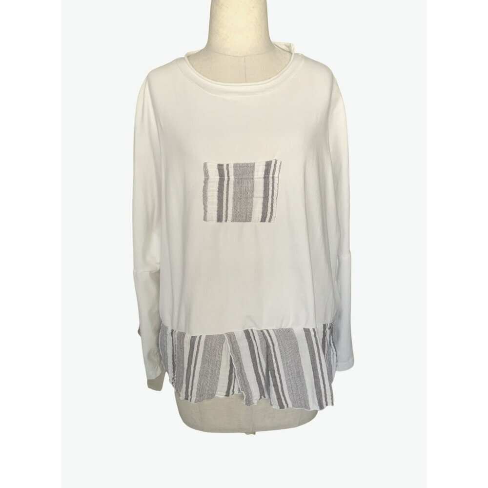 Fenini top womens Lagenlook comfort & style large cotton